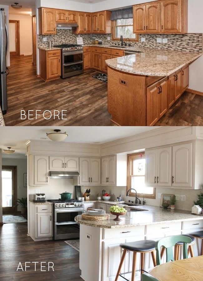 Kitchen Cabinet Painting Project 1